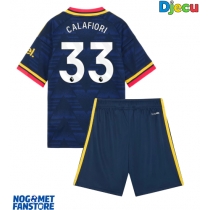 Arsenal Riccardo Calafiori #33 Gostujuci Dres za djecu 2026-27 Kratak Rukav (+ Kratke hlače)